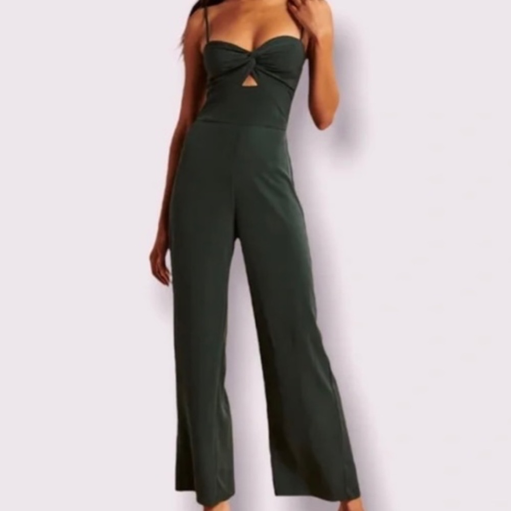 NWT Abercrombie & Fitch Green Jumpsuit